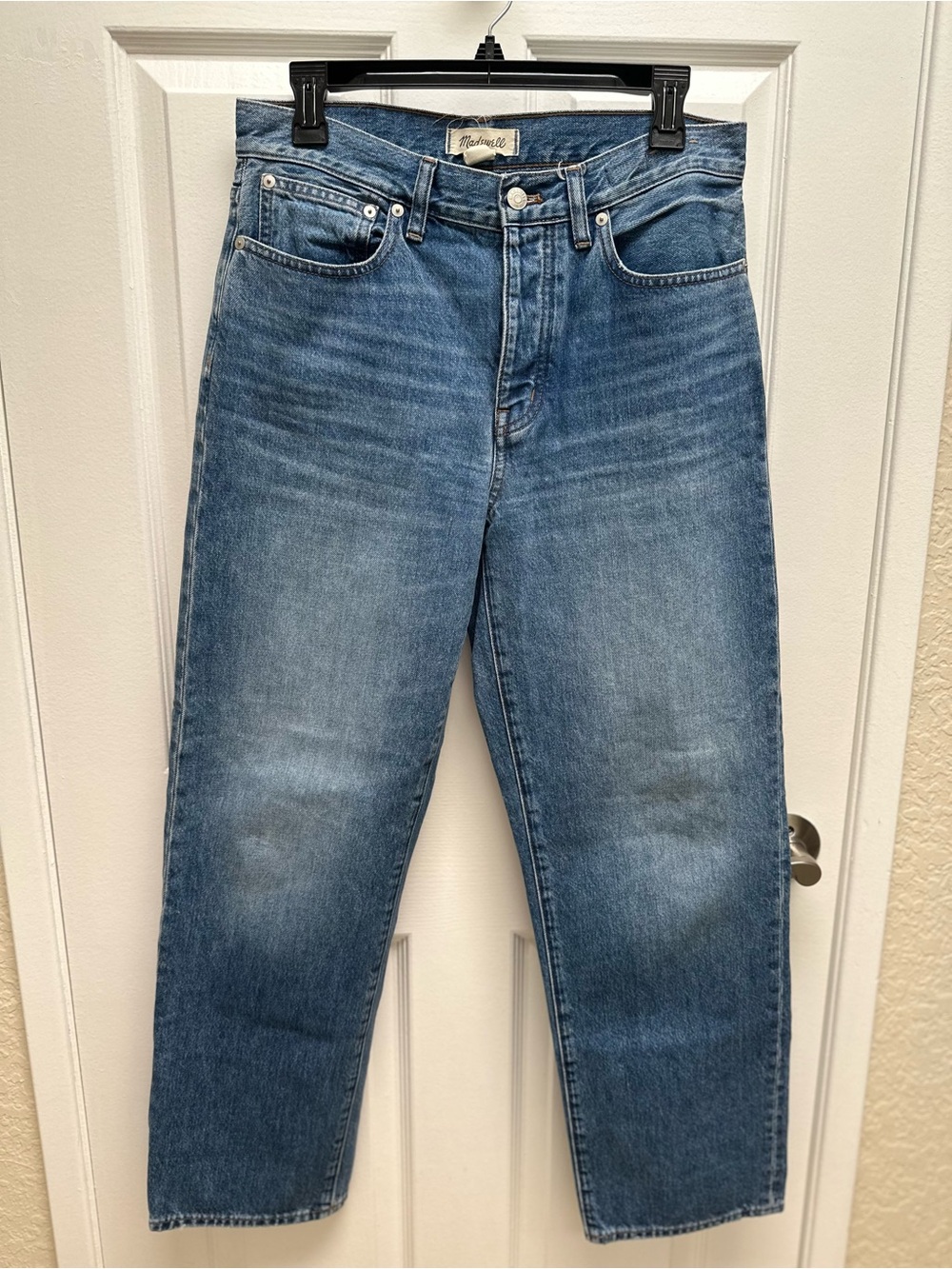 Madewell Low-Slung Straight Denim Jeans
